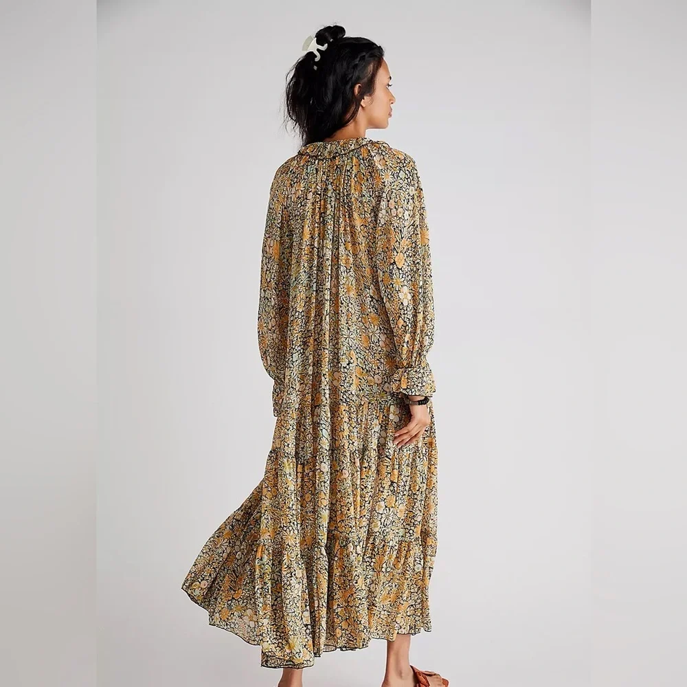 Free People Feeling Groovy Maxi Dress XS - Picture 5 of 6